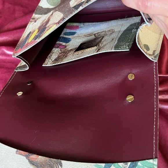 *SOLD* VIVIENNE WESTWOOD • RARE AUTHENTIC GENUINE LEATHER FLORA & FAUNA HANDBAG - Picture 7 of 16